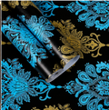 Self Adhesive Decorative Peel Stick Waterproof Floral Wallpaper Wall Decor Removable Wall Paper for  Room Hall Decoration PVC Vinyl DIY Contact Paper45x500cm
