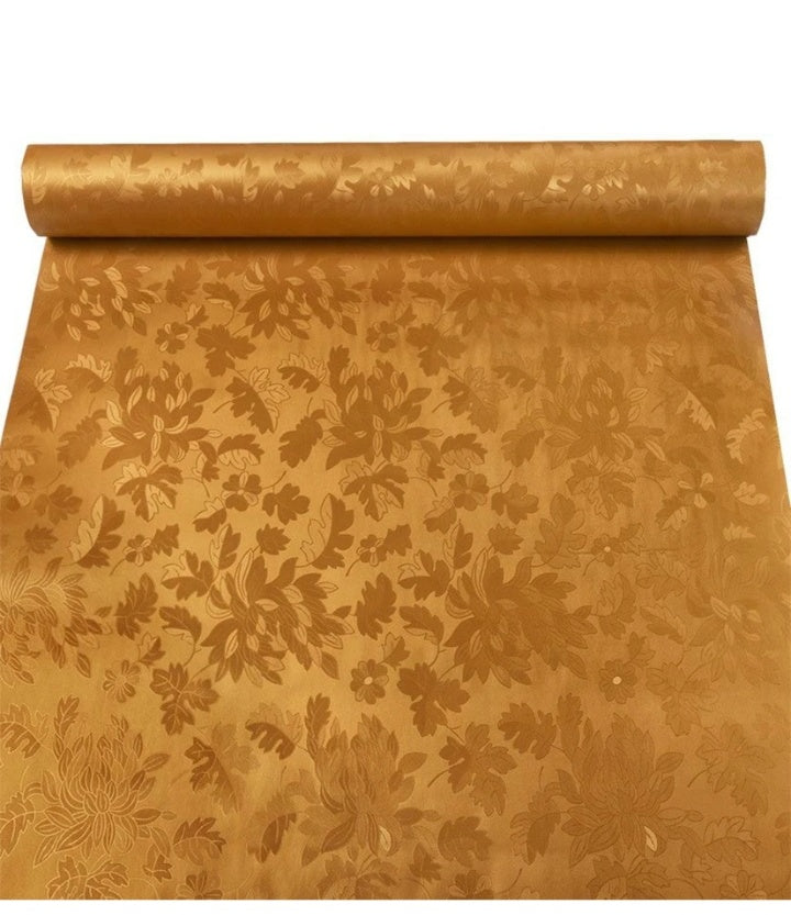Self Adhesive Decorative Peel Stick Waterproof Floral Wallpaper Wall Decor Removable Wall Paper for Living Room Hall Decoration PVC Vinyl DIY Contact Paper45x500cm