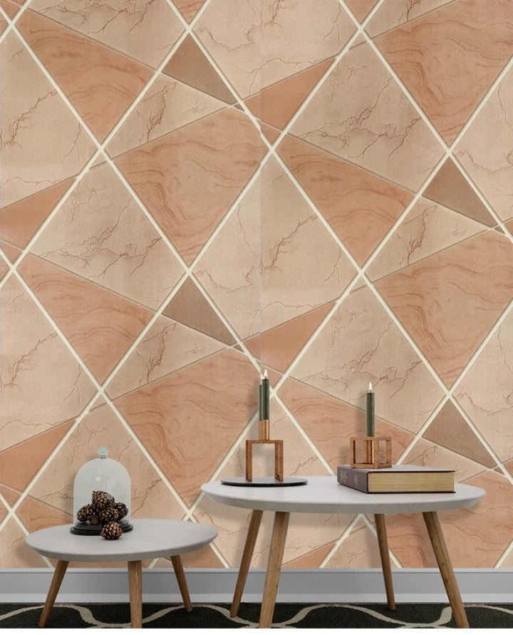 Self Adhesive Decorative Peel Stick Waterproof Floral Wallpaper Wall Decor Removable Wall Paper for Living Room Hall Decoration PVC Vinyl DIY Contact Paper45x500cm