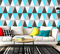 Self Adhesive Decorative Peel Stick Waterproof Floral Wallpaper Wall Decor Removable Wall Paper for Living Room Hall Decoration PVC Vinyl DIY Contact Paper45x500cm