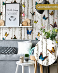 Self Adhesive Decorative Peel Stick Waterproof Floral Wallpaper Wall Decor Removable Wall Paper for Living Room Hall Decoration PVC Vinyl DIY Contact Paper45x500cm