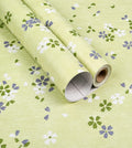 Self Adhesive Decorative Peel Stick Waterproof Floral Wallpaper Wall Decor Removable Wall Paper for Living Room Hall Decoration PVC Vinyl DIY Contact Paper45x500cm
