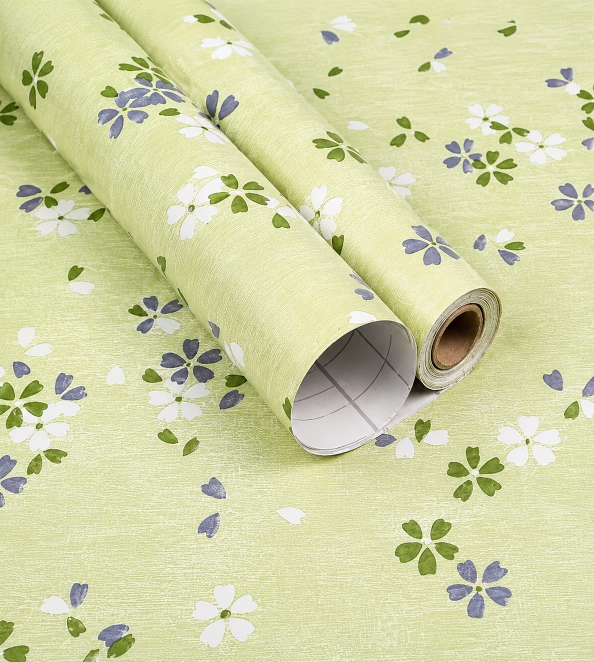 Self Adhesive Decorative Peel Stick Waterproof Floral Wallpaper Wall Decor Removable Wall Paper for Living Room Hall Decoration PVC Vinyl DIY Contact Paper45x500cm
